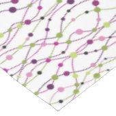 多彩の点の背景 テーブルクロス (アングル)