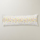 多彩の点の背景 ボディピロー (裏面)