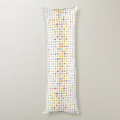 多彩の点の背景 ボディピロー (裏面 (縦))