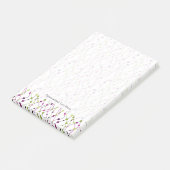 多彩の点の背景 ポストイット (アングル)