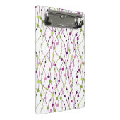 多彩の点の背景 ミニクリップボード (アングル)