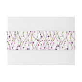 多彩の点の背景 招待状ベリーバンド (裏面例)