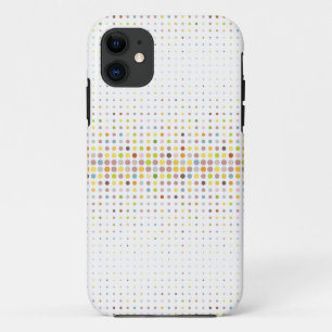 多彩の点の背景 iPhone 11 ケース