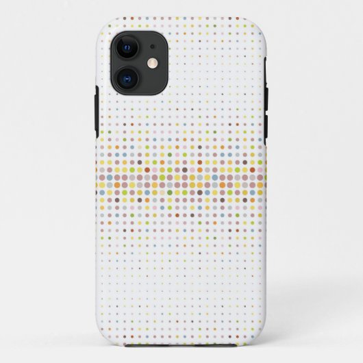 多彩の点の背景 Case-Mate iPhoneケース (裏面)
