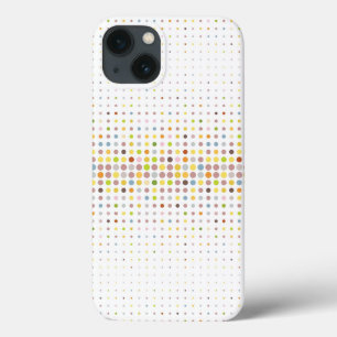 多彩の点の背景 iPhone 13ケース