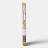 多彩の背景の黄色及びオレンジ円 Case-Mate iPhoneケース (裏面 / 左)