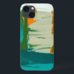 多彩の自由な表現の絵画 iPhone 13ケース<br><div class="desc">ジェニファーGoldbergerはこの多彩の自由な表現の絵画を作成しました。 厚いペンキは層にされたプリントのようにそれを作る仕事のペンキの葉の塊を感じますなでます。 あなたのを今得て下さい!</div>