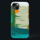 多彩の自由な表現の絵画 iPhone 13ケース<br><div class="desc">ジェニファーGoldbergerはこの多彩の自由な表現の絵画を作成しました。 厚いペンキは層にされたプリントのようにそれを作る仕事のペンキの葉の塊を感じますなでます。 あなたのを今得て下さい!</div>