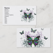 多彩の蝶 名刺 (正面/裏面)