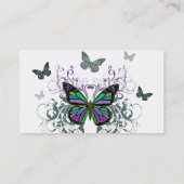 多彩の蝶 名刺 (裏面)