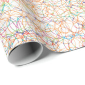 多彩の走り書き ラッピングペーパー (ロールコーナー)