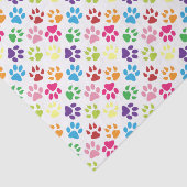 多彩の足のプリント 薄葉紙 (詳細)