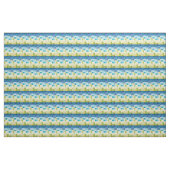 多彩のPixilated正方形との景色 ファブリック (ヤード)