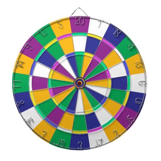 多彩カラフルな娯楽室の装飾 ダーツボード (正面)