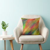 多彩ストライプ クッション (椅子)