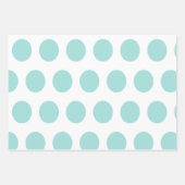 多彩モダンな色の海の泡 ラッピングペーパーシート (正面3)