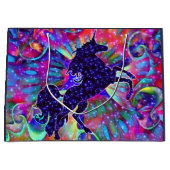 多彩宇宙のユニコーン ラージペーパーバッグ (正面)