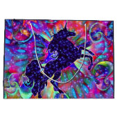 多彩宇宙のユニコーン ラージペーパーバッグ (裏面)