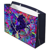 多彩宇宙のユニコーン ラージペーパーバッグ (裏面アングル)