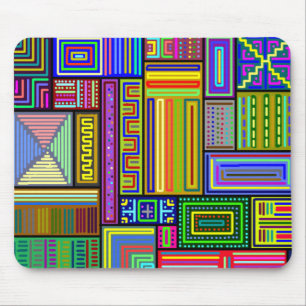 多彩正方形および長方形のmousepad マウスパッド