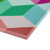 多彩立方体パターン カッティングボード (角)