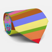 多彩縞で飾ります ネクタイ (ロール)