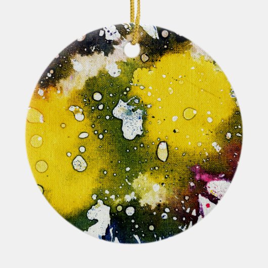 多彩色#7 セラミックオーナメント (正面)