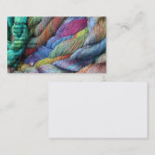 多彩販売のための手によって染められるウール 名刺 (正面/裏面)