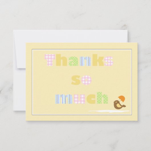 多感謝していくのノテカード 招待状 (正面)