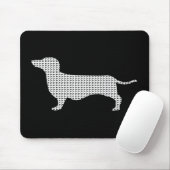 多数からのダックスフントのシルエット マウスパッド (マウス)