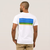 多数から、1つ。 1つから、多数。 人のTシャツ Tシャツ (裏面フル)