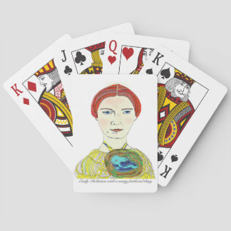 多数のエミリー・ディキンソンは事に羽をつけました トランプ