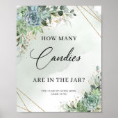 多数のキャンディーが瓶に入っている ポスター (正面)