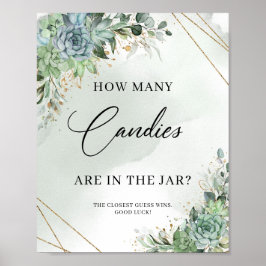 多数のキャンディーが瓶に入っている ポスター