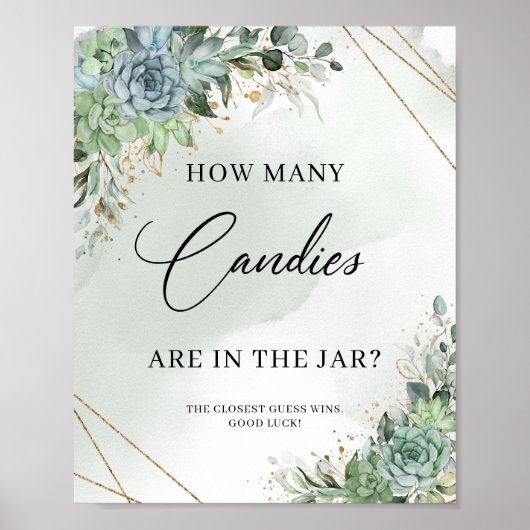 多数のキャンディーが瓶に入っている ポスター (正面)