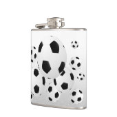 多数のサッカーボールのフラスコ フラスク (左)