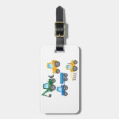 多数のトラクター ラゲッジタグ (正面縦)