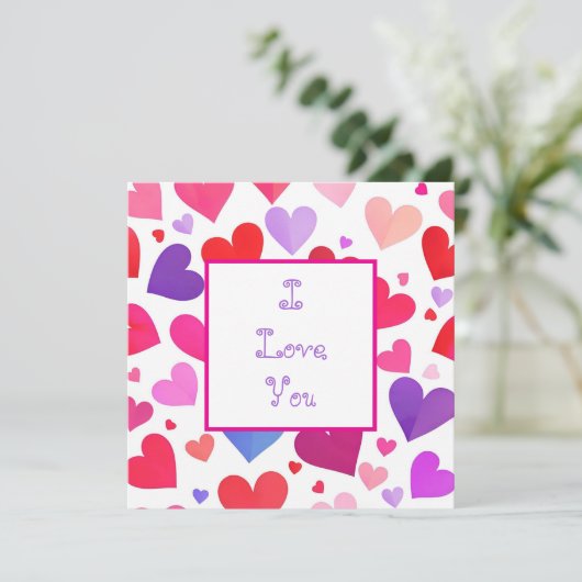 多数のハートカード (スタンド正面)