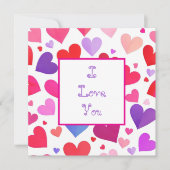 多数のハートカード (正面)