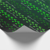 多数のハート包装紙 ラッピングペーパー (角)