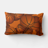 多数のバスケットボールアスリート名ジャージー番号 ランバークッション (裏面)