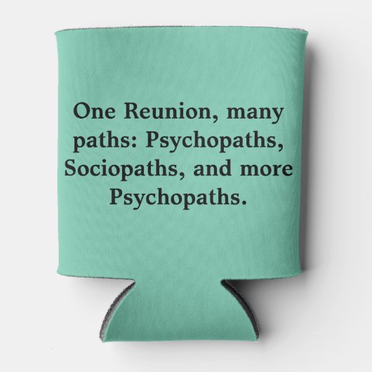 多数のパスおもしろいファミリ懇親会クーラーボックス 缶クーラー (正面)