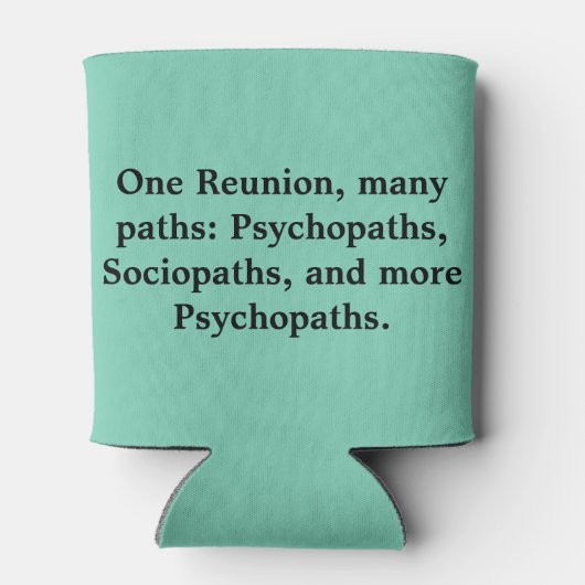 多数のパスおもしろいファミリ懇親会クーラーボックス 缶クーラー (裏面)