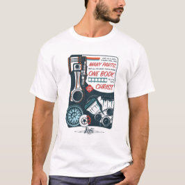 多数のパーツ、1つの体 Tシャツ