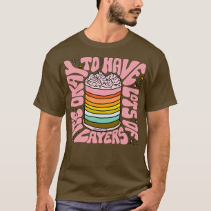 多数のレイヤー Tシャツ