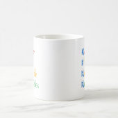 多数の倍数の母 コーヒーマグカップ (中央)