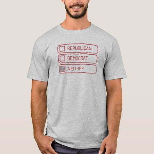 多数の党派の上等のワイシャツ Tシャツ (正面)