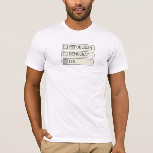 多数の党派の上等のワイシャツ Tシャツ (正面)