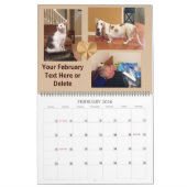 多数の写真および文字の大きいカレンダー2016年 カレンダー (2月 2026)