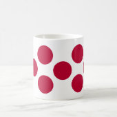 多数の日の丸 コーヒーマグカップ (中央)